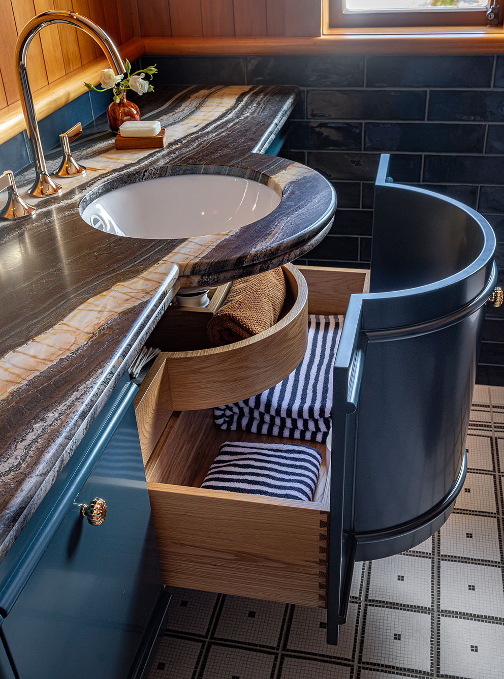 The Captains Quarters — bathroom by Du Bois Design, Auckland — NKBA Excellence in Design 2025