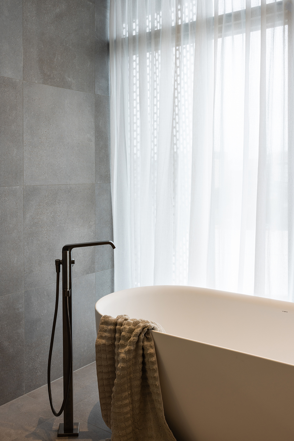 Quiet Geometry — bathroom by Nicola Manning Design, Auckland — NKBA Excellence in Design 2025