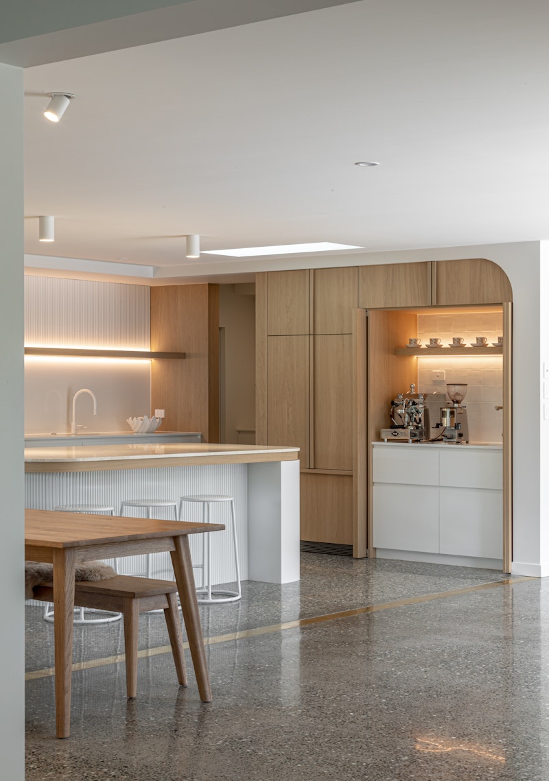 Westcoast Lights — kitchen by Sticks+Stones Design, Northland — NKBA Excellence in Design 2025