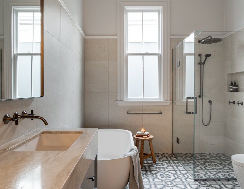 Quiet Opulence — bathroom by Lightpath Projects, Auckland — NKBA Excellence in Design 2025
