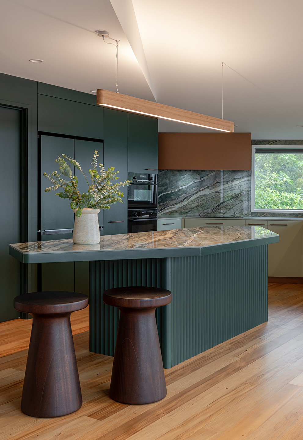 Rainforest Retreat — kitchen by Du Bois Design, Auckland — NKBA Excellence in Design 2025