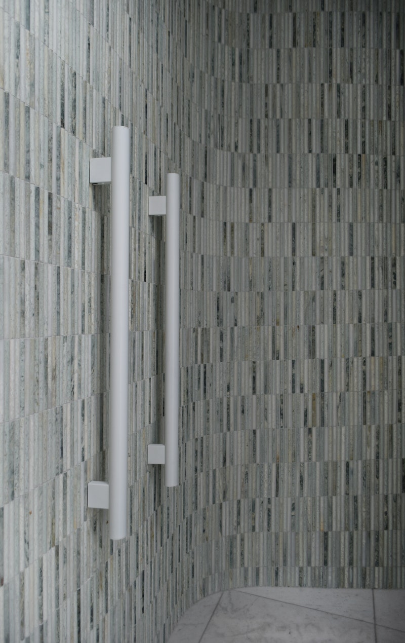 The shower area