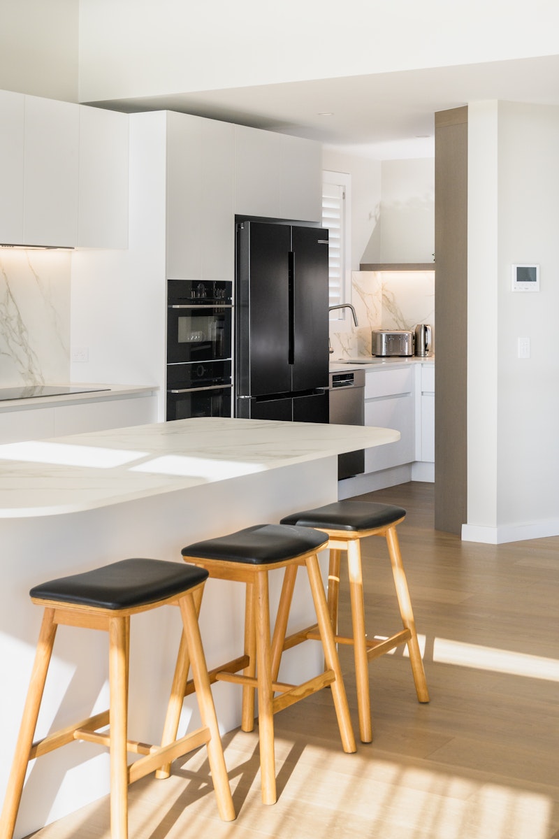 Sundrenched Simplicity — kitchen by HK Kitchens, Bay of Plenty — NKBA Excellence in Design 2025