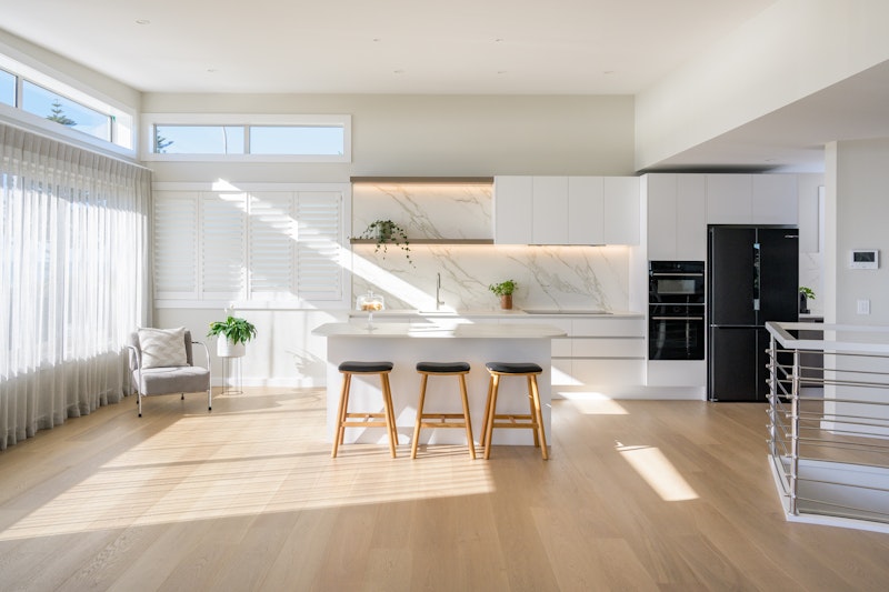 Sundrenched Simplicity — kitchen by HK Kitchens, Bay of Plenty — NKBA Excellence in Design 2025