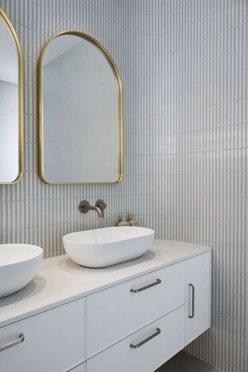 The shower area