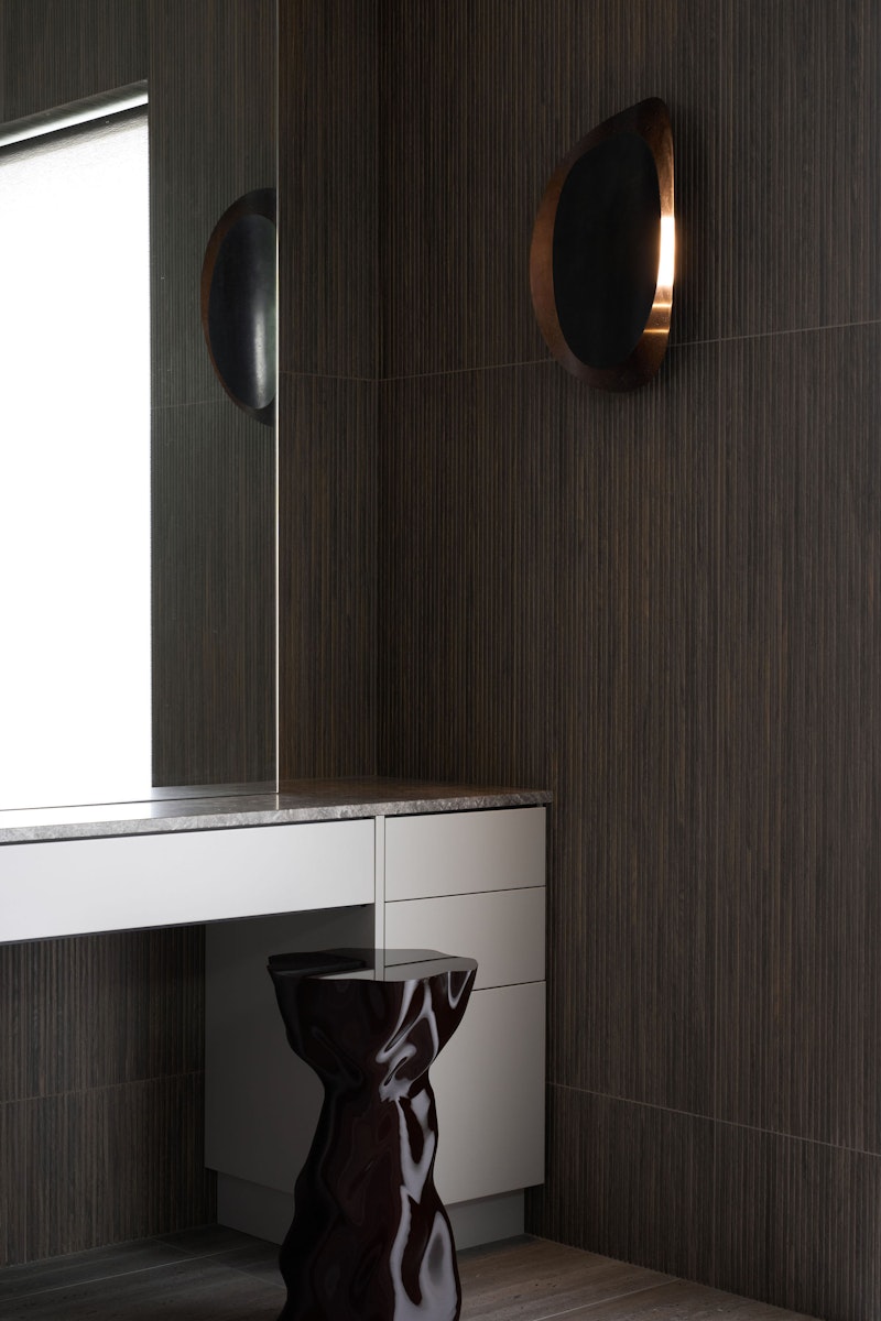 The shower area