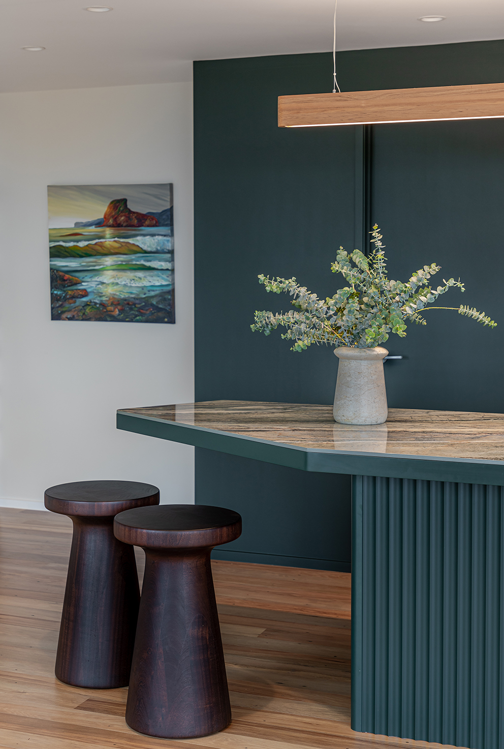 Rainforest Retreat — kitchen by Du Bois Design, Auckland — NKBA Excellence in Design 2025