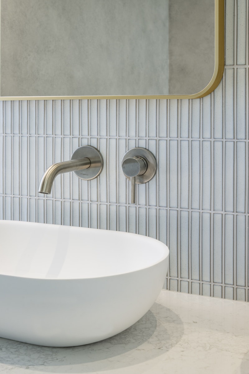 Basin and tapware detail