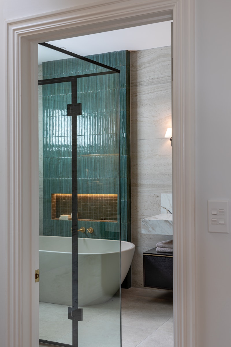 The Verdant Escape — bathroom by Häcker Kitchens, Auckland — NKBA Excellence in Design 2025