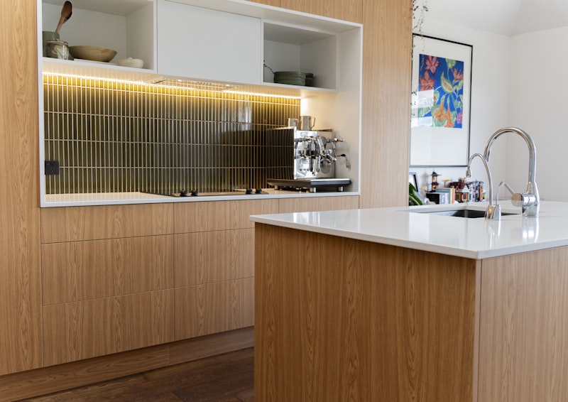 Olive Loves Oak A Small Kitchen Story — kitchen by Kitchen Studio Wellington, Wellington — NKBA Excellence in Design 2025