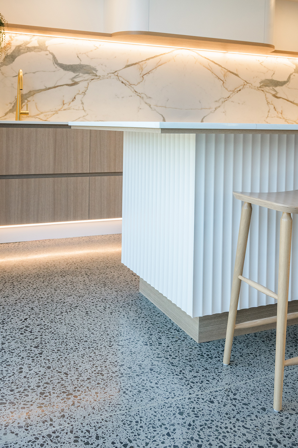 Coastal Grooves — designed space by HK Kitchens, Bay of Plenty — NKBA Excellence in Design 2025