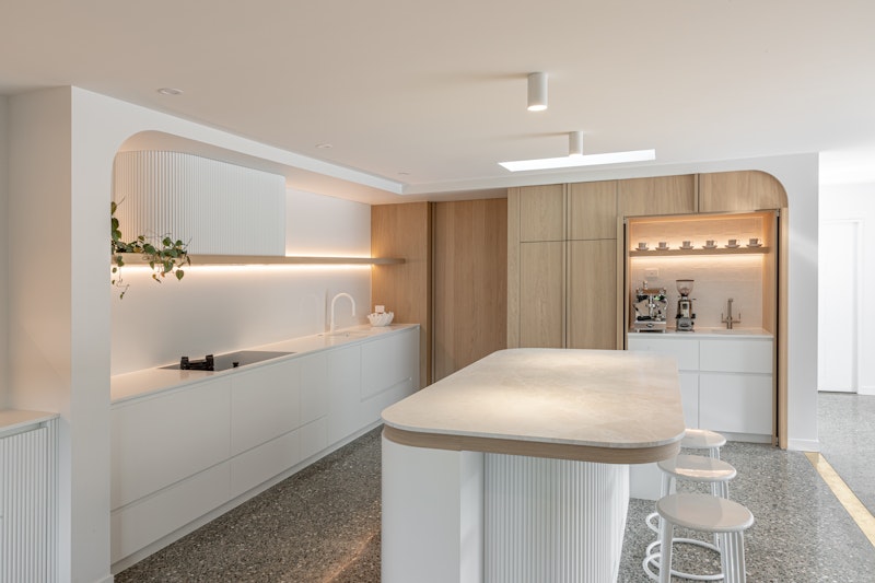 Westcoast Lights — kitchen by Sticks+Stones Design, Northland — NKBA Excellence in Design 2025