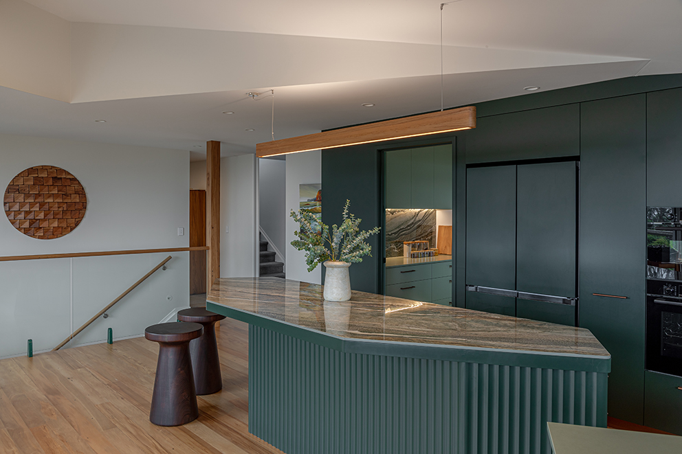 Rainforest Retreat — kitchen by Du Bois Design, Auckland — NKBA Excellence in Design 2025