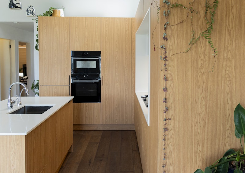 Olive Loves Oak A Small Kitchen Story — kitchen by Kitchen Studio Wellington, Wellington — NKBA Excellence in Design 2025