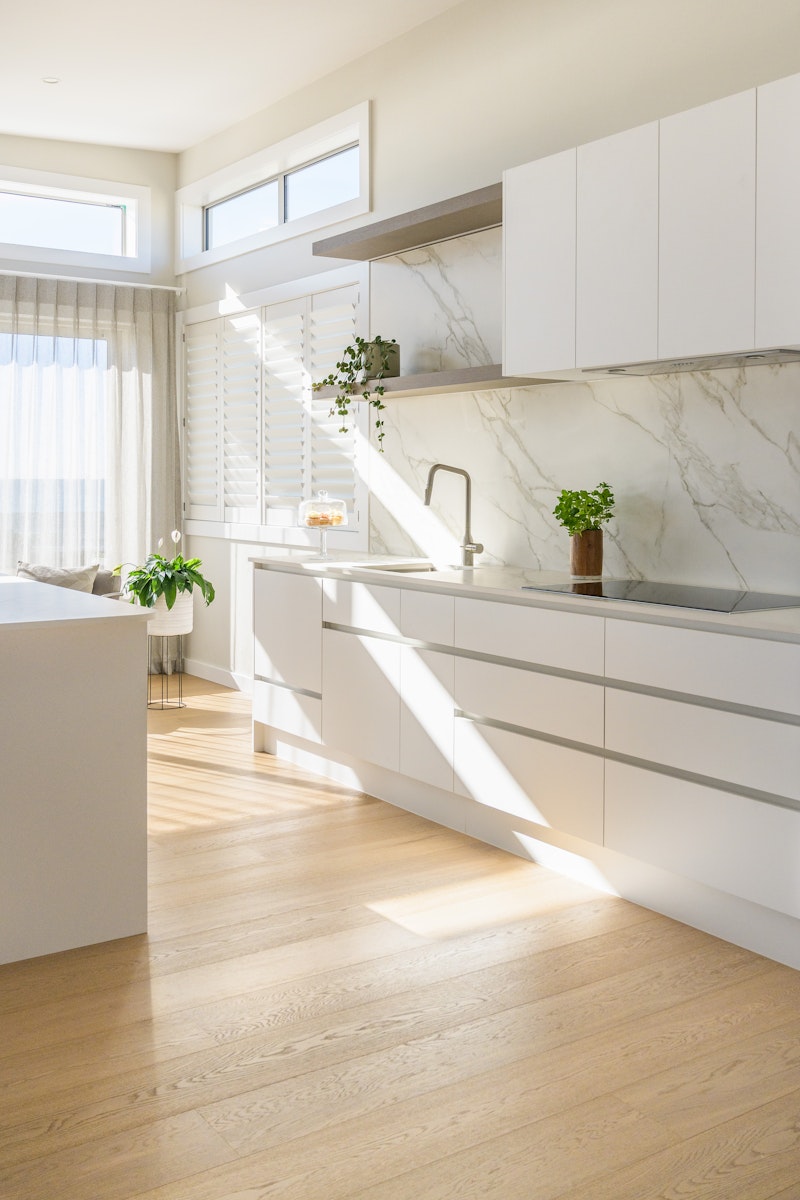 Sundrenched Simplicity — kitchen by HK Kitchens, Bay of Plenty — NKBA Excellence in Design 2025