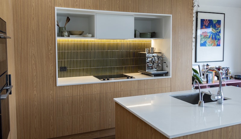 Olive Loves Oak A Small Kitchen Story — kitchen by Kitchen Studio Wellington, Wellington — NKBA Excellence in Design 2025