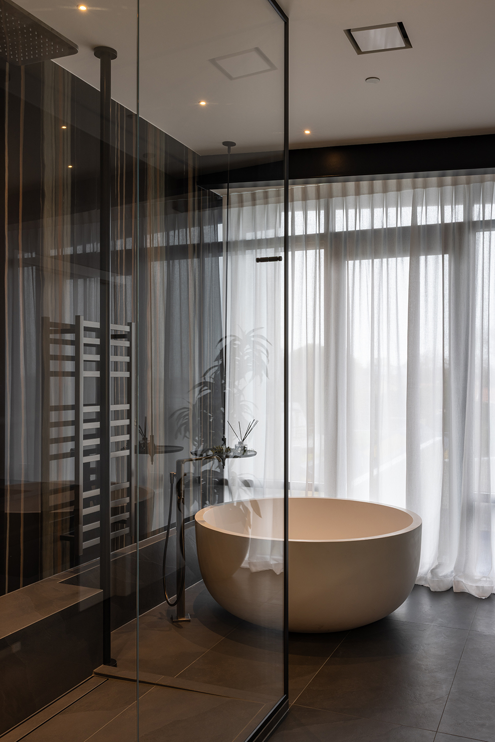 Structured Serenity — bathroom by Nicola Manning Design, Auckland — NKBA Excellence in Design 2025
