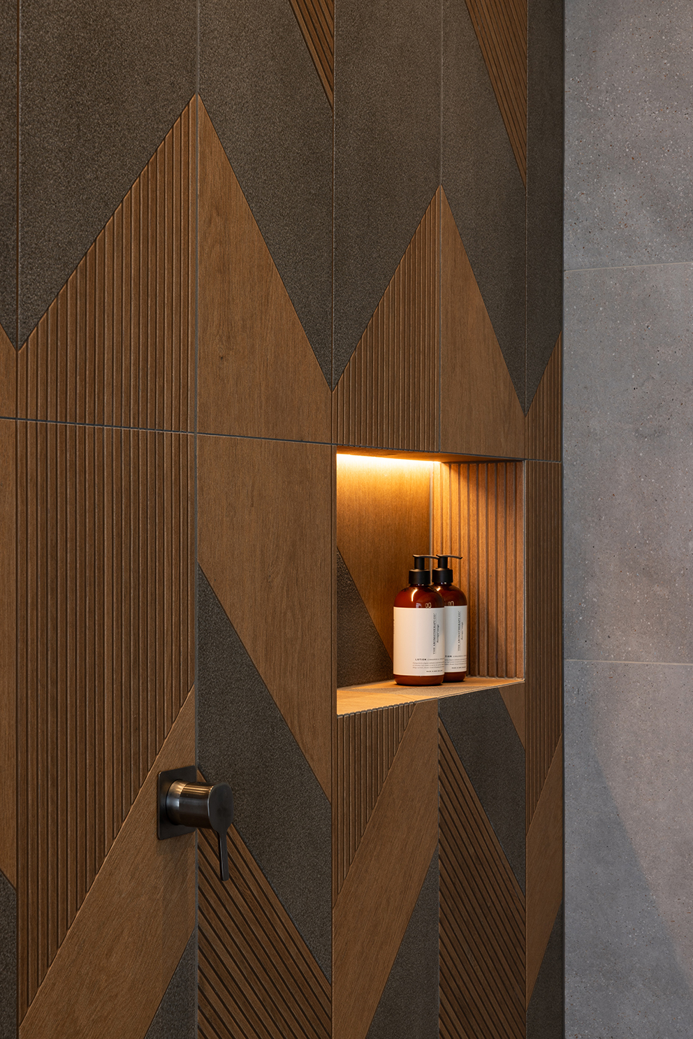 Quiet Geometry — bathroom by Nicola Manning Design, Auckland — NKBA Excellence in Design 2025