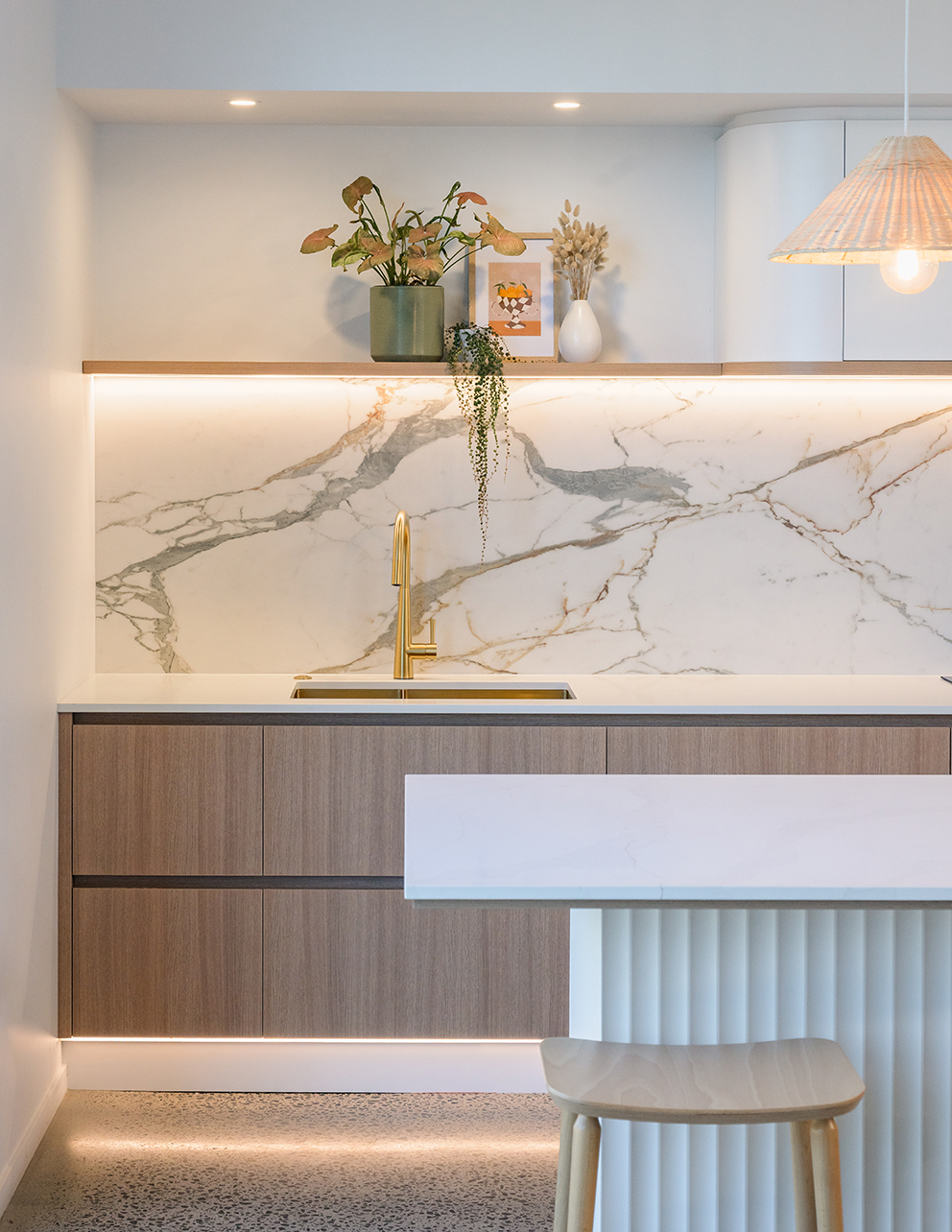Coastal Grooves — designed space by HK Kitchens, Bay of Plenty — NKBA Excellence in Design 2025