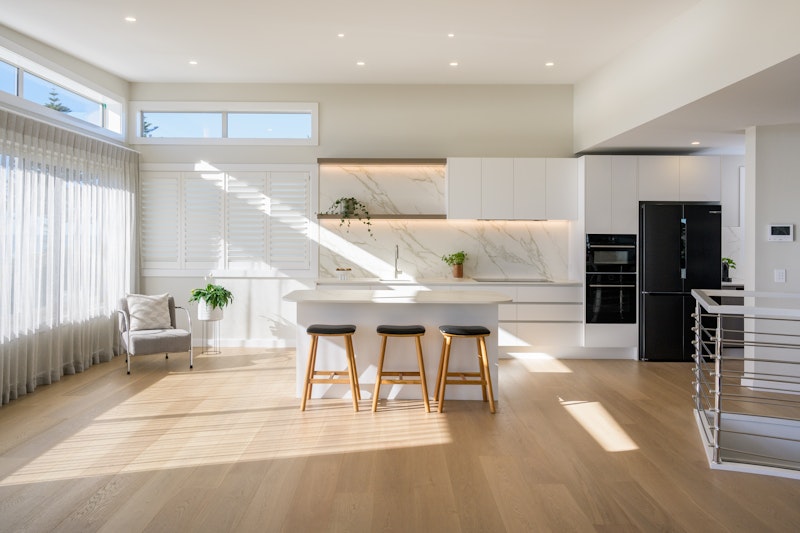 Sundrenched Simplicity — kitchen by HK Kitchens, Bay of Plenty — NKBA Excellence in Design 2025