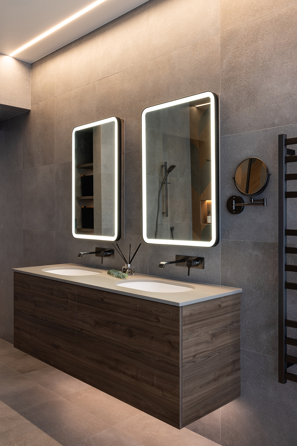 Quiet Geometry — bathroom by Nicola Manning Design, Auckland — NKBA Excellence in Design 2025