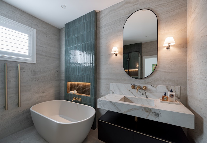 The Verdant Escape — bathroom by Häcker Kitchens, Auckland — NKBA Excellence in Design 2025
