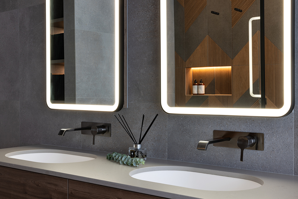 Quiet Geometry — bathroom by Nicola Manning Design, Auckland — NKBA Excellence in Design 2025
