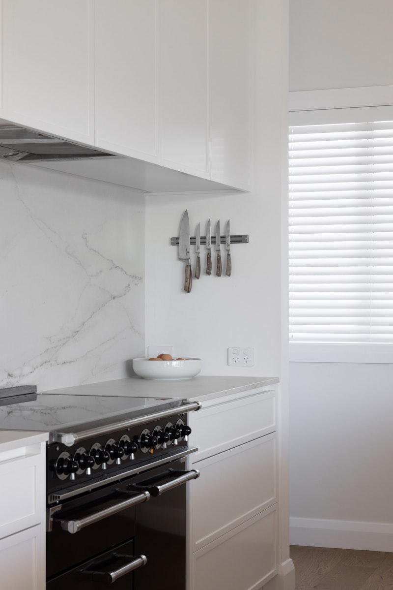 Bench run and splashback detail