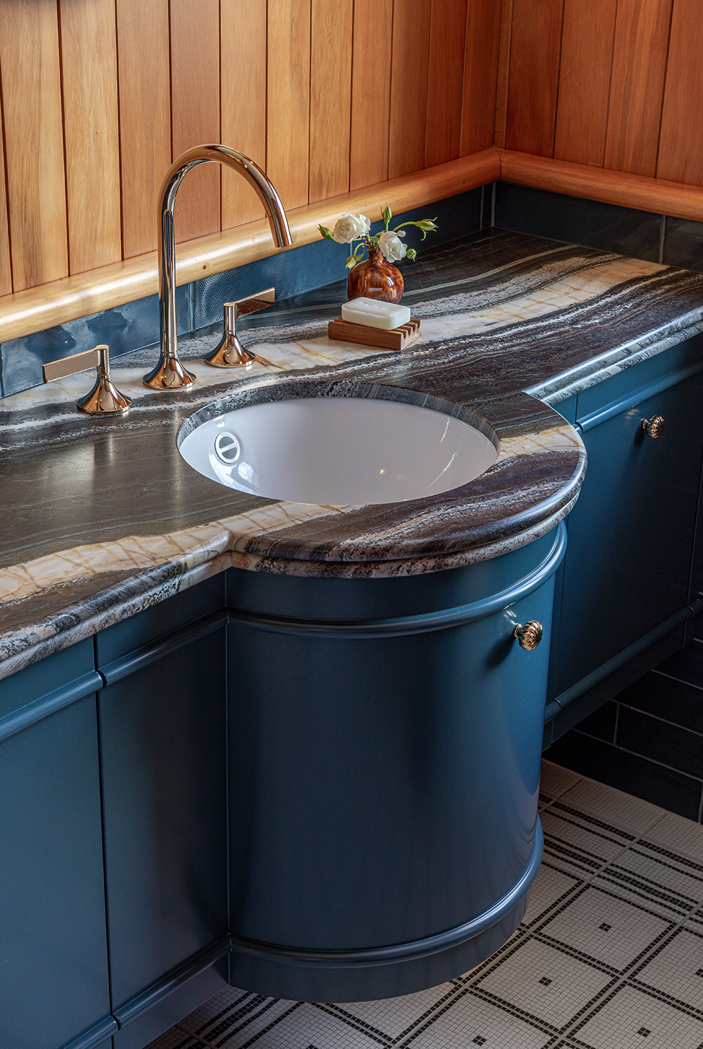 The Captains Quarters — bathroom by Du Bois Design, Auckland — NKBA Excellence in Design 2025