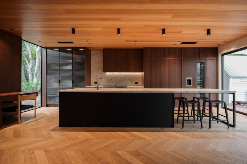Dry River Residence — kitchen by Workshop Designs, Wellington — NKBA Excellence in Design 2025