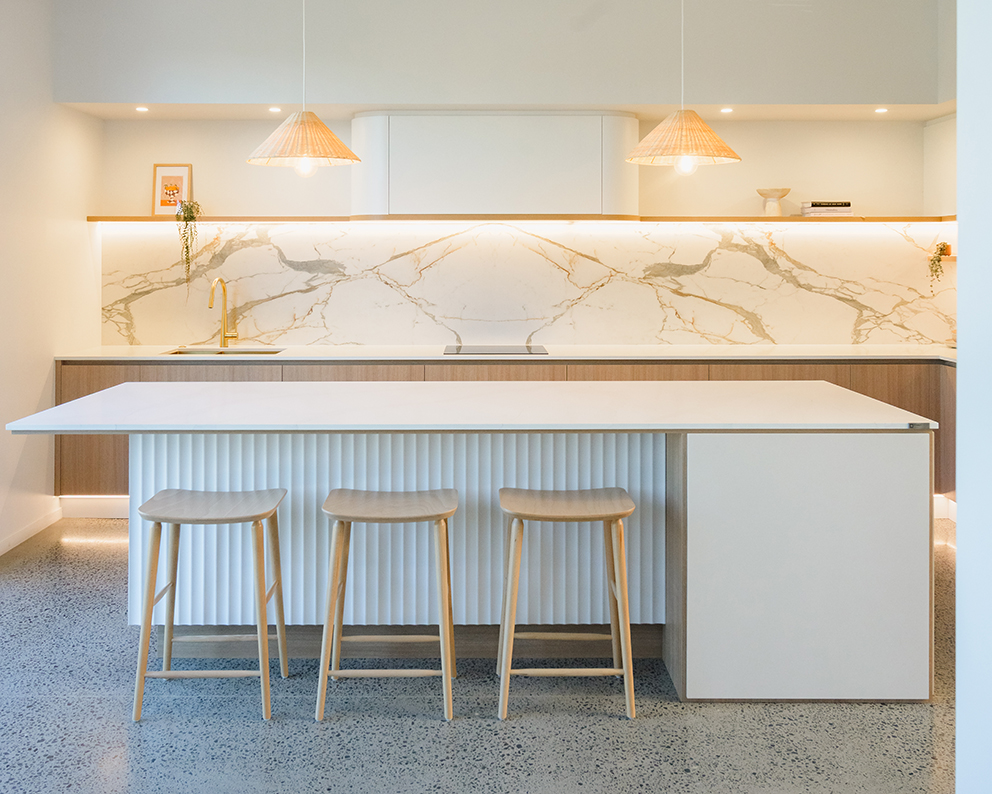 Coastal Grooves — designed space by HK Kitchens, Bay of Plenty — NKBA Excellence in Design 2025